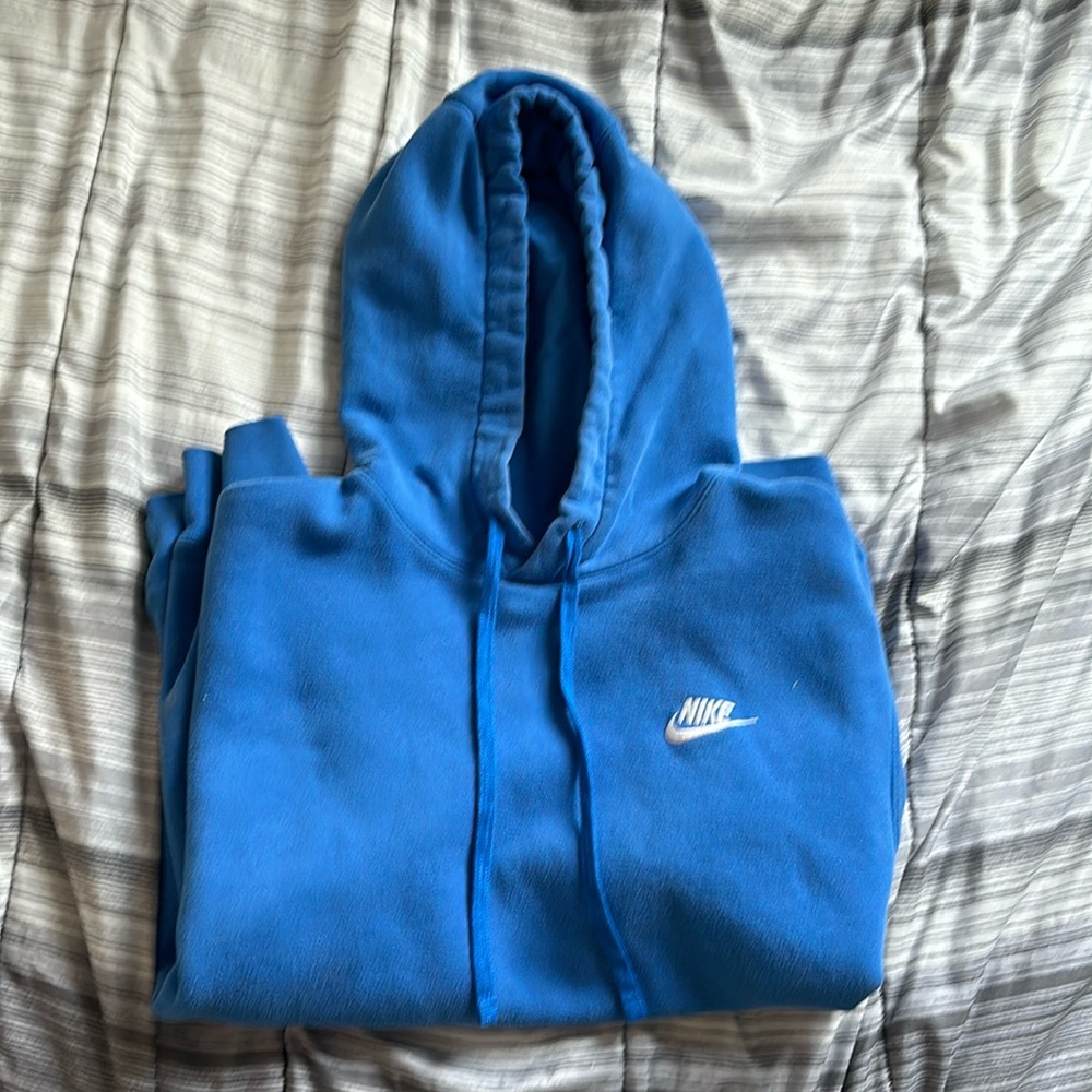 Small Blue Nike hoodie